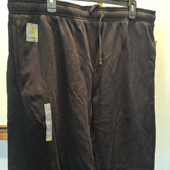 Tek Gear ultra soft fleece men’s Black Sweatpants NWT XXL - Picture 2 of 10